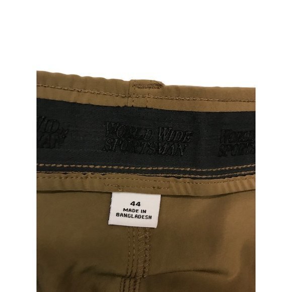 World‎ Wide Sportsman Mens Size 44 Brown Light Weight Cargo Shorts - Picture 3 of 5
